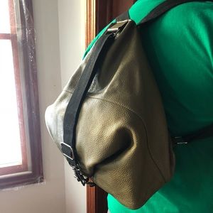 Musette Leather Backpack